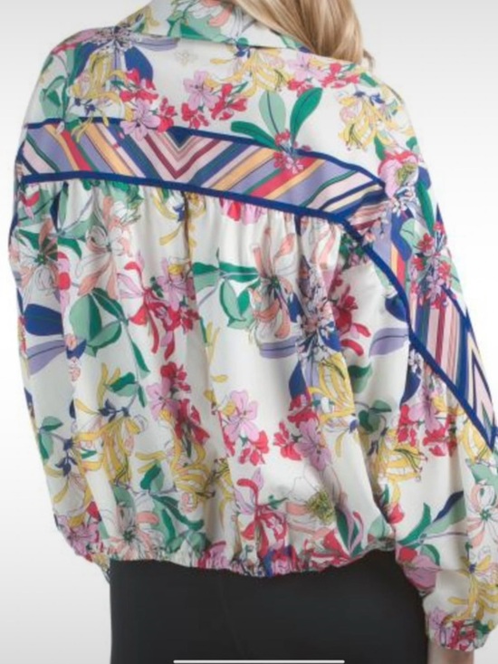 Johnny Was Floral Multicolor Button-Up Blouse - Picture 2 of 2